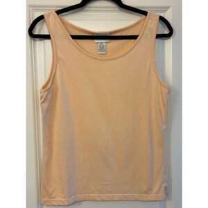 GO SILK Vintage Sleeveless Tank Too Orange Women’s Size 3 (medium)